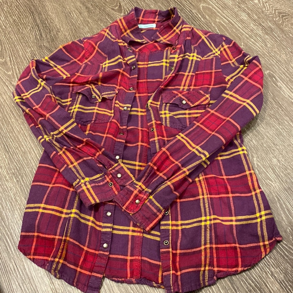 Snap fashion flannel